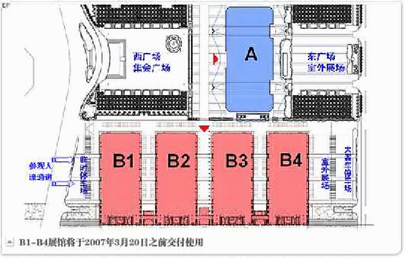 西安曲江國際會展中心場館圖