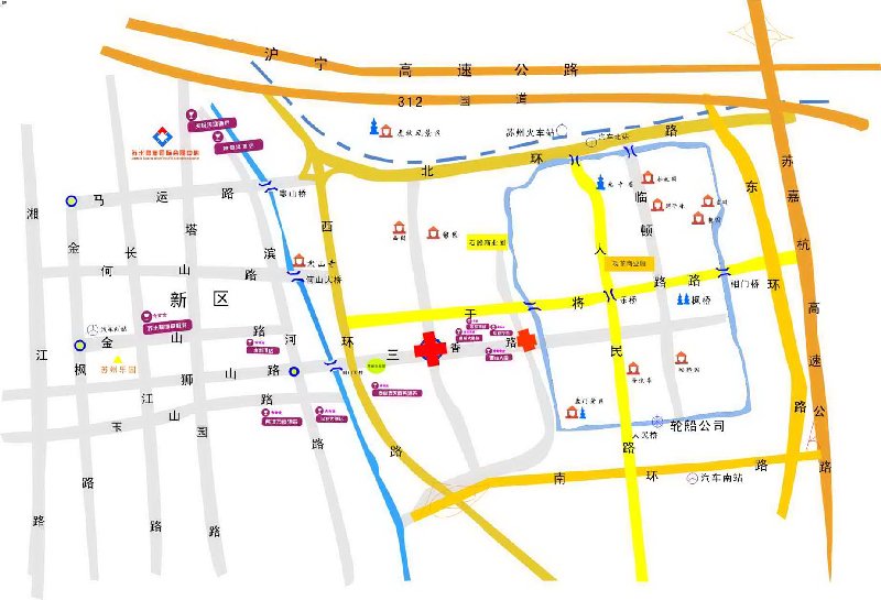 蘇州高新國(guó)際會(huì)展中心交通圖