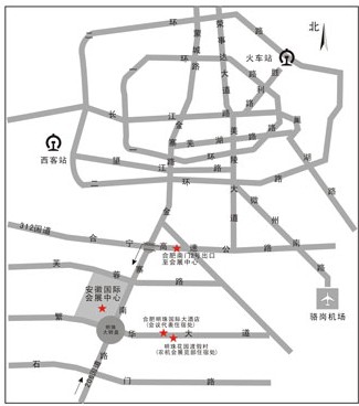 安徽國際會展中心交通圖