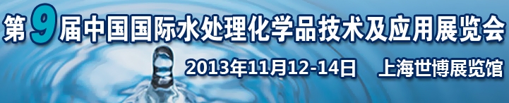 2013第九屆中國國際水處理化學品技術(shù)及應用展覽會