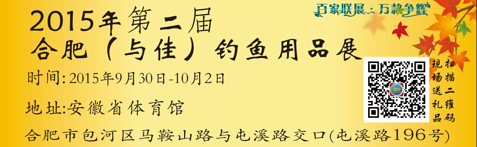 2015第二屆合肥(與佳)釣魚(yú)用品展